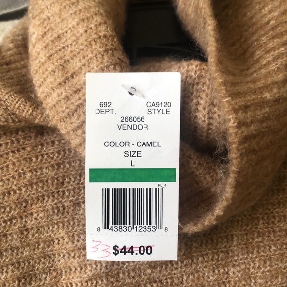 Half sweater Dreamers by Debut Tan Large - Picture 3 of 3